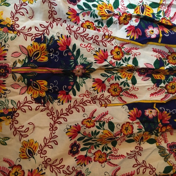 Yumi ModCloth Multicolor Floral Cotton Summer Sundress NWT Small/4 -UK size 8 - Picture 10 of 15